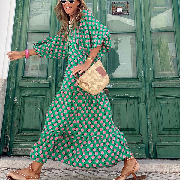 Weiches, Bequemes Sommerkleid in Grün für dich