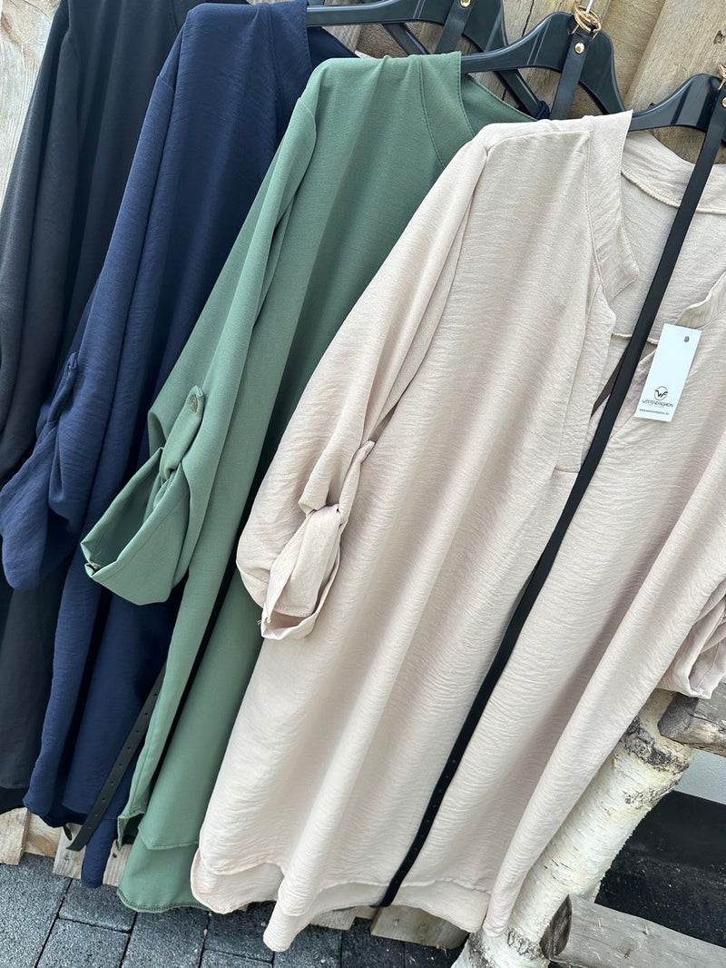 Bequemes Kleid mit Gürtel für dich, modisch und chic