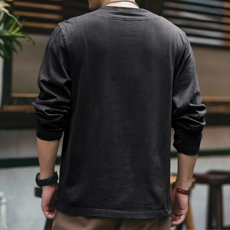 Bequeme Elegante Langarmshirts für Herren