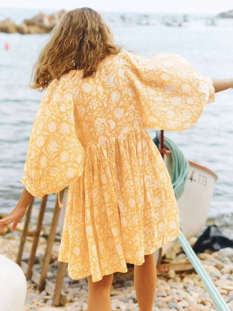 Bezauberndes Bohemian Mini Kleid für jeden Anlass
