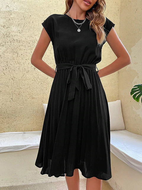Elegantes Emma -Kurzärmeliges Damenkleid für warme Tage