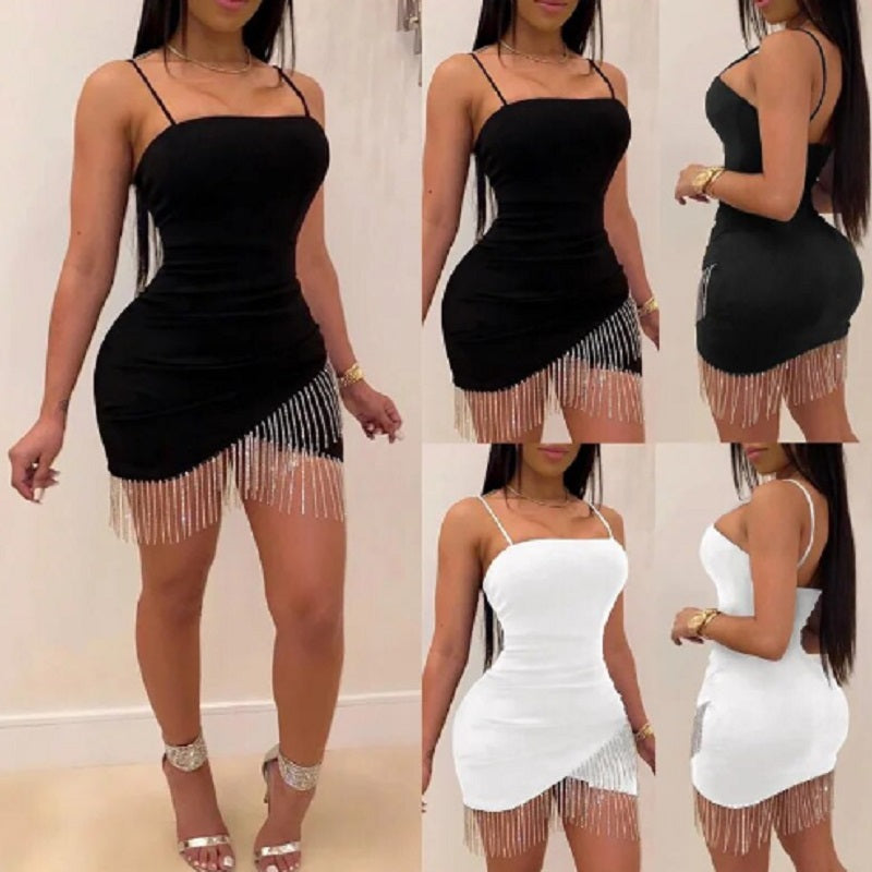 Elegantes Elvira Mini-Bleistiftkleid für Damen in Schwarz