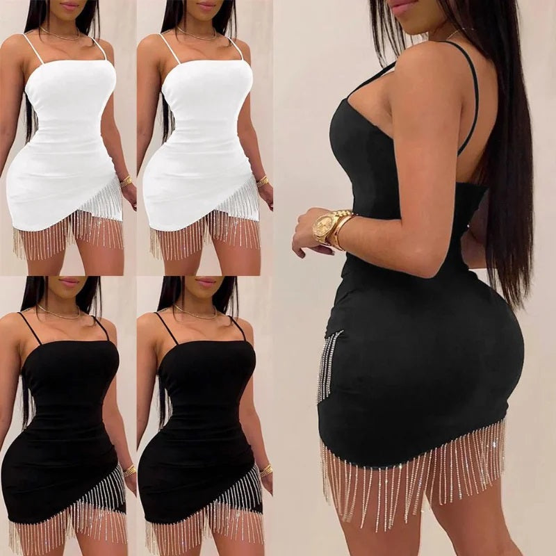 Elegantes Elvira Mini-Bleistiftkleid für Damen in Schwarz