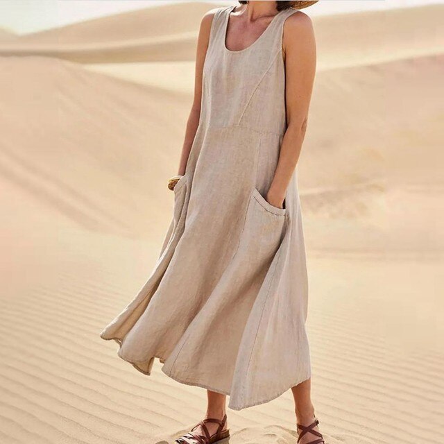 Weiches Sommer Taschenkleid für dich im Luftigen Stil