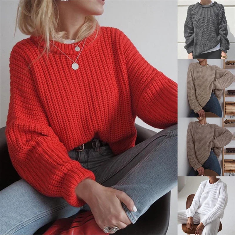 Selina – Oversized Strickpullover für Damen