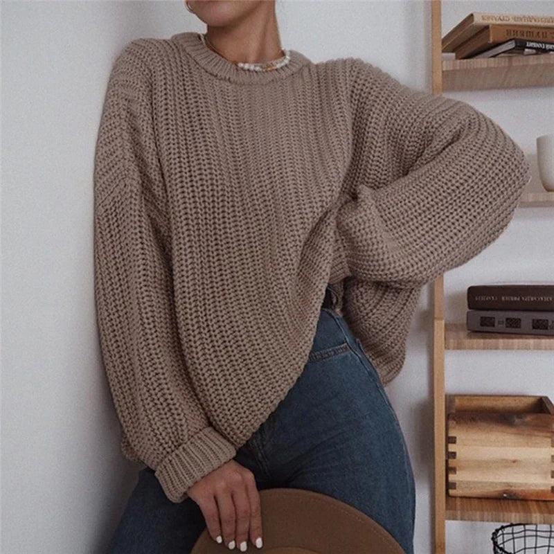 Selina – Oversized Strickpullover für Damen