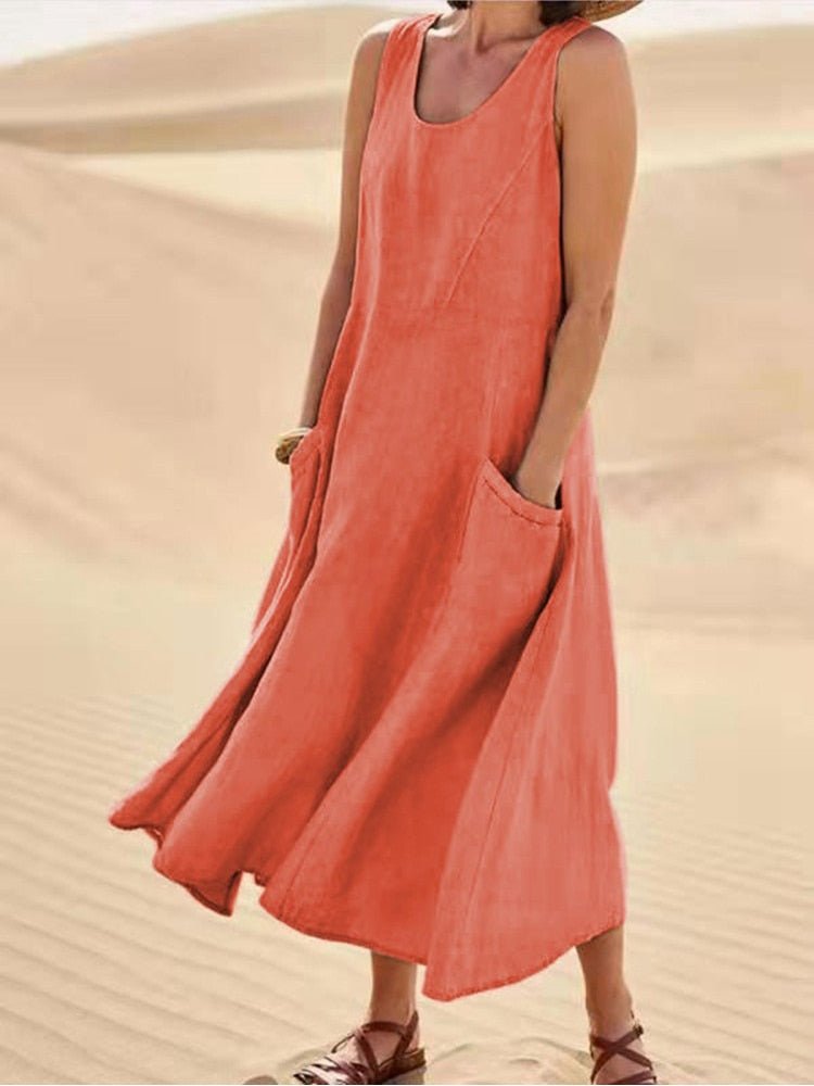 Bequemes Fließendes Kleid für dich mit Leichtem Stil