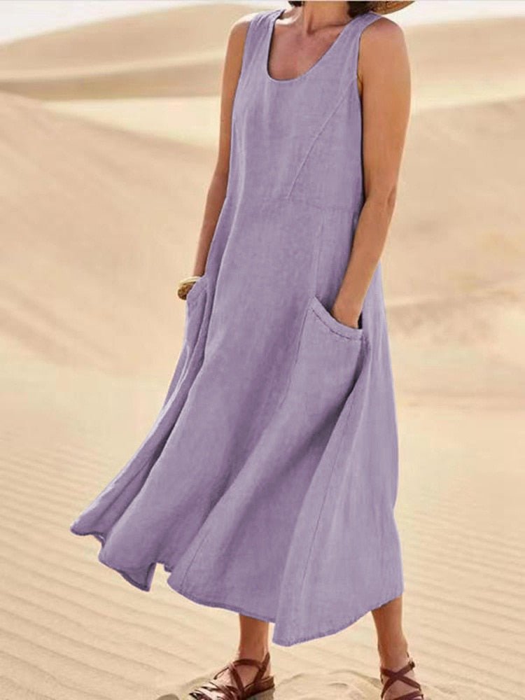 Bequemes Fließendes Kleid für dich mit Leichtem Stil