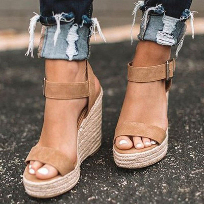 Bequeme und Leichte Keilsandalen für Damen für dich