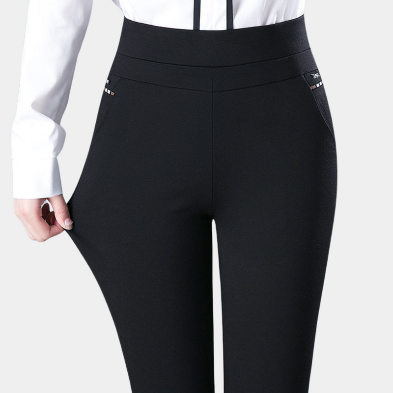 Margot – Elegante Stretch-Hose mit Hoher Taille für Damen