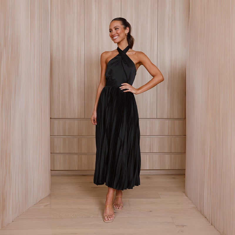 Elegantes Amelie Maxikleid für Damen mit Stickerei
