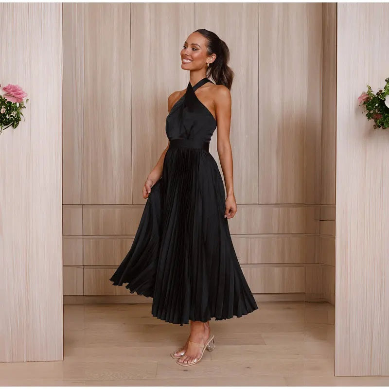Elegantes Amelie Maxikleid für Damen mit Stickerei