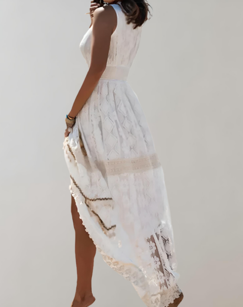 Leichtes und Elegantes Karoline Damen-Sommerkleid Boho-Stil