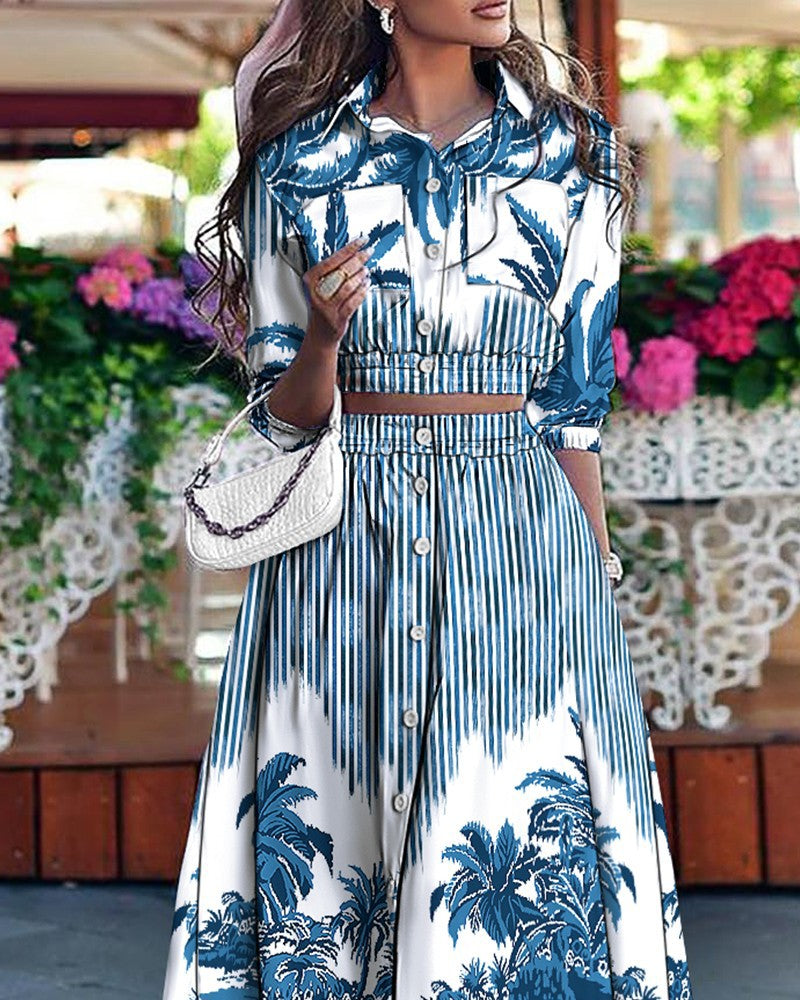 Elegantes Leichtes Swingkleid mit Stehkragen für dich