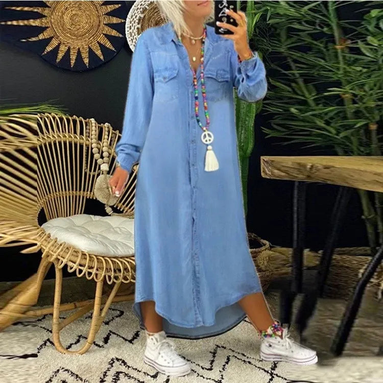 Bequemes Denim Kleid für heiße Sommertage für dich