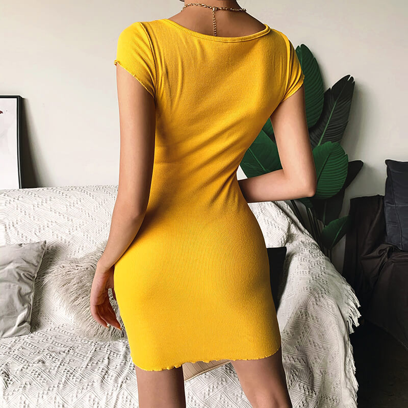 Elegantes Kurvenbetonendes Minikleid für dich