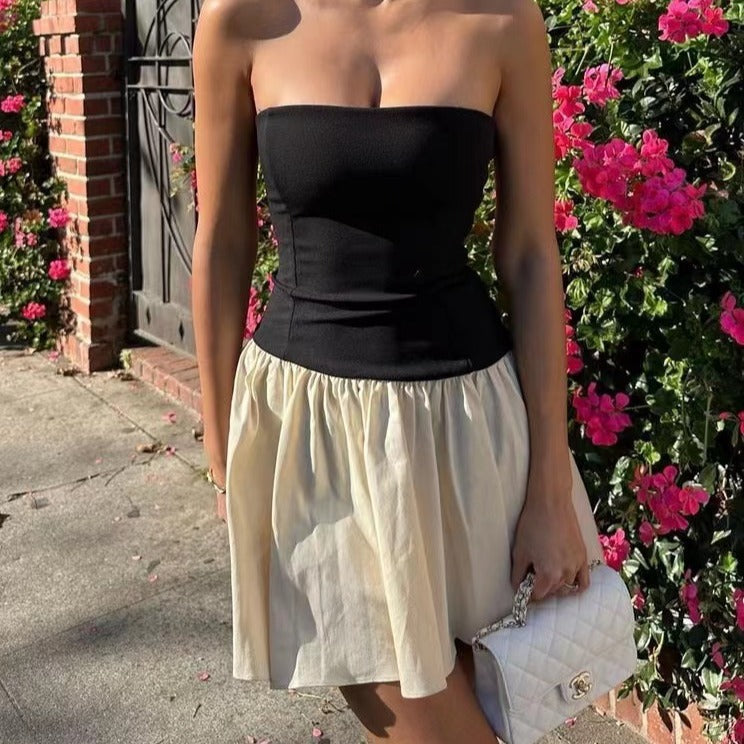 Elegantes Emma -Chic Altersreduzierendes Off-Shoulder Kleid