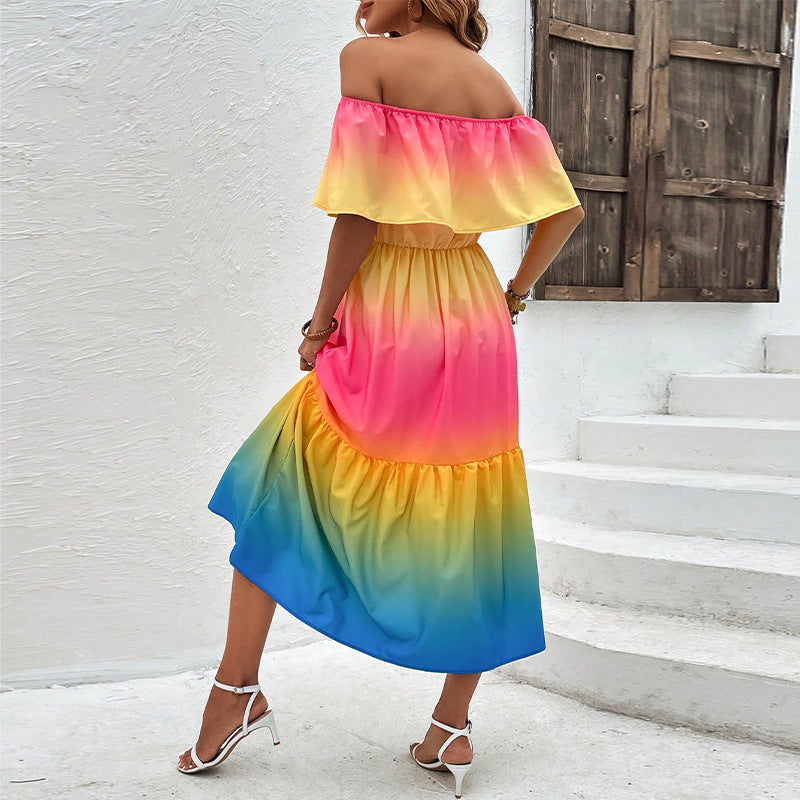 Schönes Off-Shoulder Mini Kleid