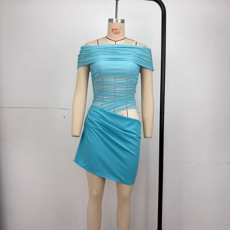 Elegantes Emma -Faltenfreies Exponiertes Taillen Kleid für Frauen
