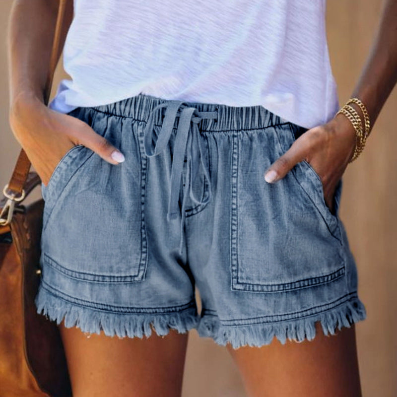 Clara – High-Waisted Denim-Shorts für einen perfekten Sommer-Look