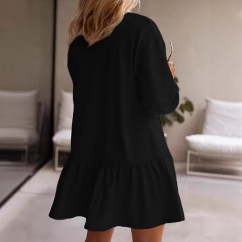 Eleganter Emma -Strick Spliced Lässiger Minirock für Frauen