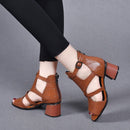 Bequeme Leichtes Peep-Toe Sandalen für dich im Sommer