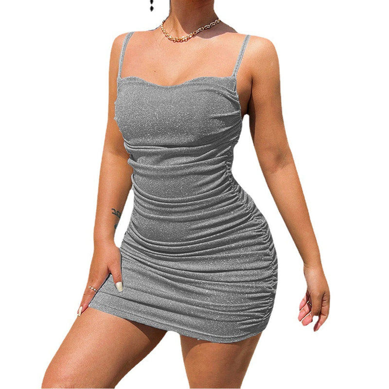 Elegantes Faltenkleid für Damen von Emma mit Stil