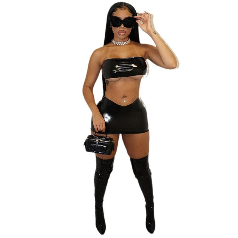 Stylisches Emma - Strapless Bodycon Minirock Set für alle