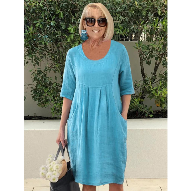 Bequemes Kleid mit Taschen für dich im Sommerlook