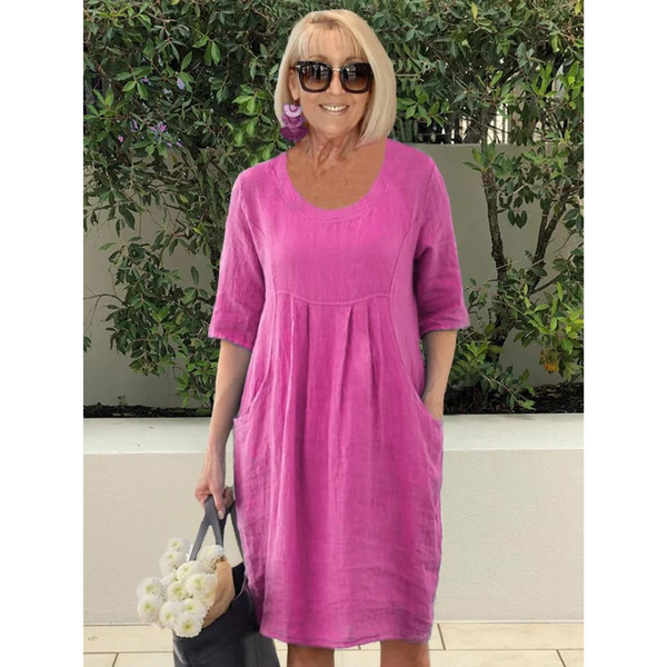 Bequemes Kleid mit Taschen für dich im Sommerlook