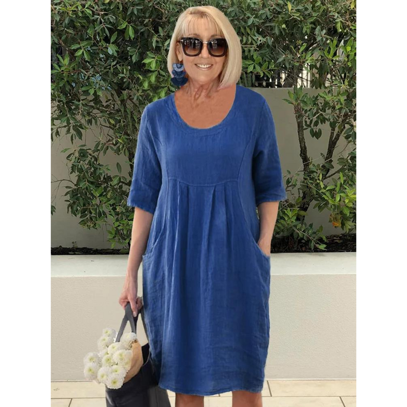 Bequemes Kleid mit Taschen für dich im Sommerlook