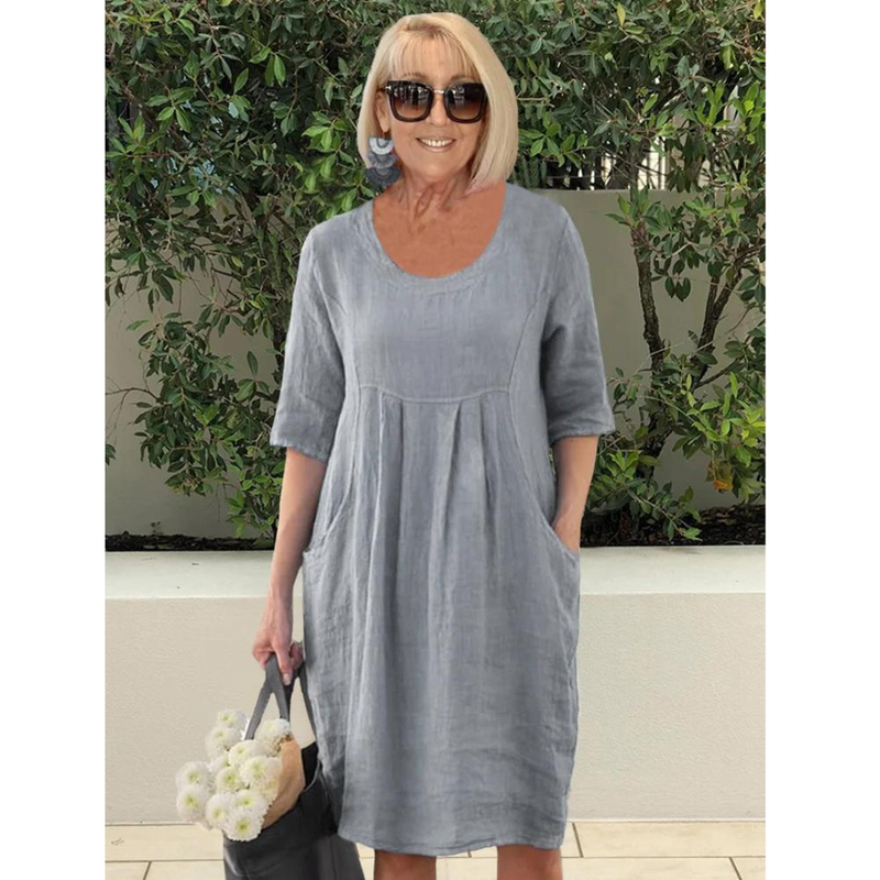 Bequemes Kleid mit Taschen für dich im Sommerlook