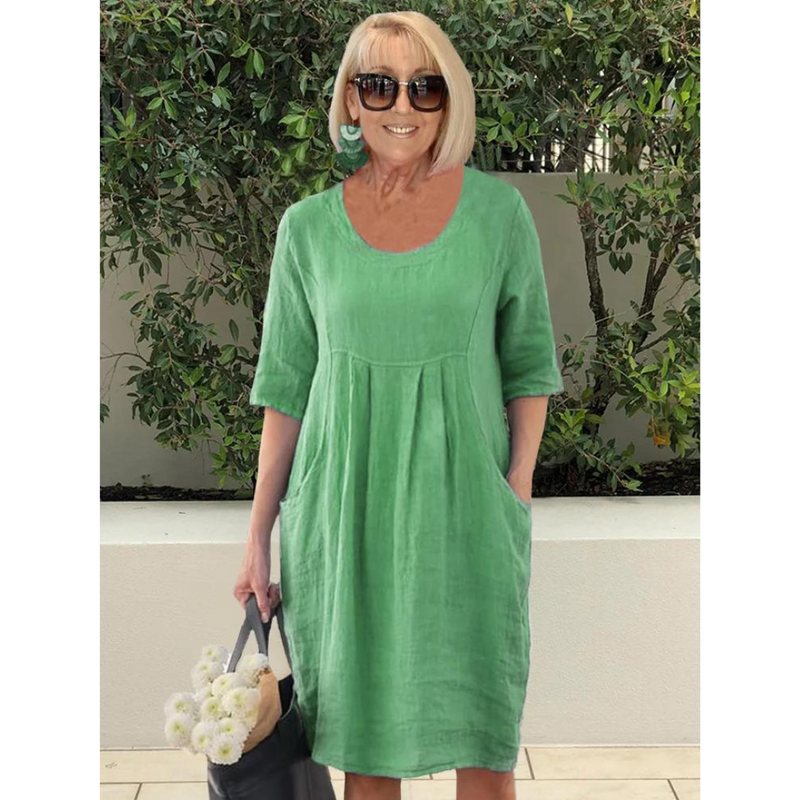 Bequemes Kleid mit Taschen für dich im Sommerlook