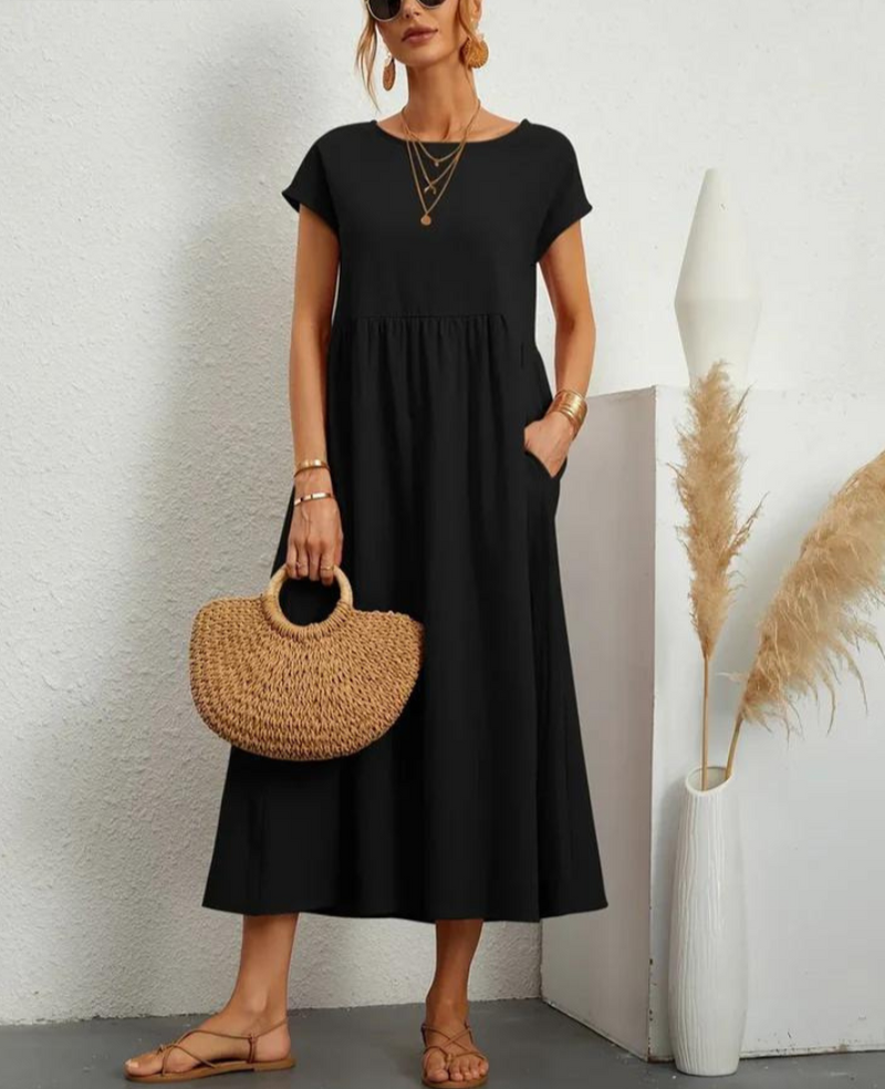 Bequemes Und Elegantes Kleid Aus Baumwolle Für Dich