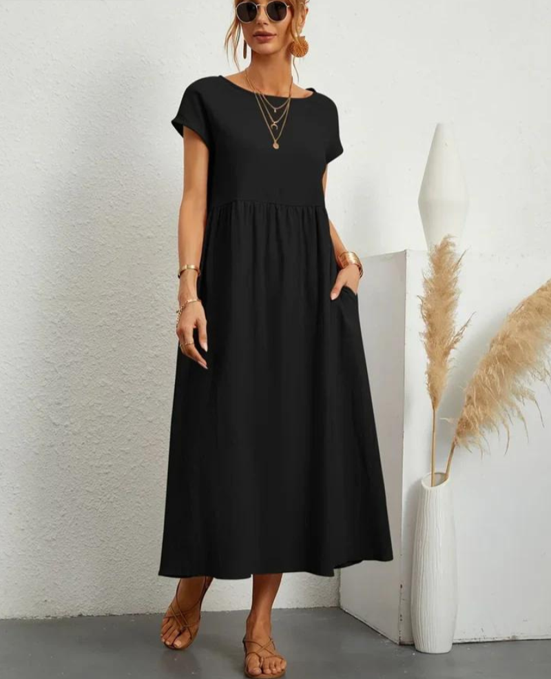 Bequemes Und Elegantes Kleid Aus Baumwolle Für Dich