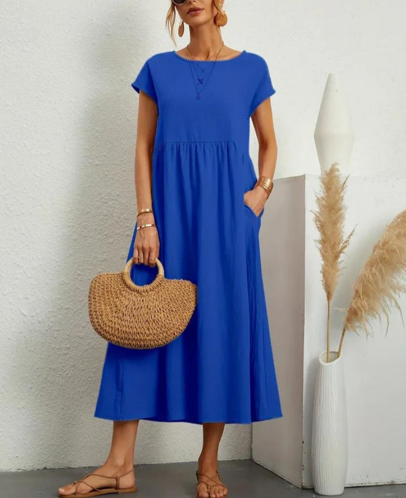 Bequemes Und Elegantes Kleid Aus Baumwolle Für Dich