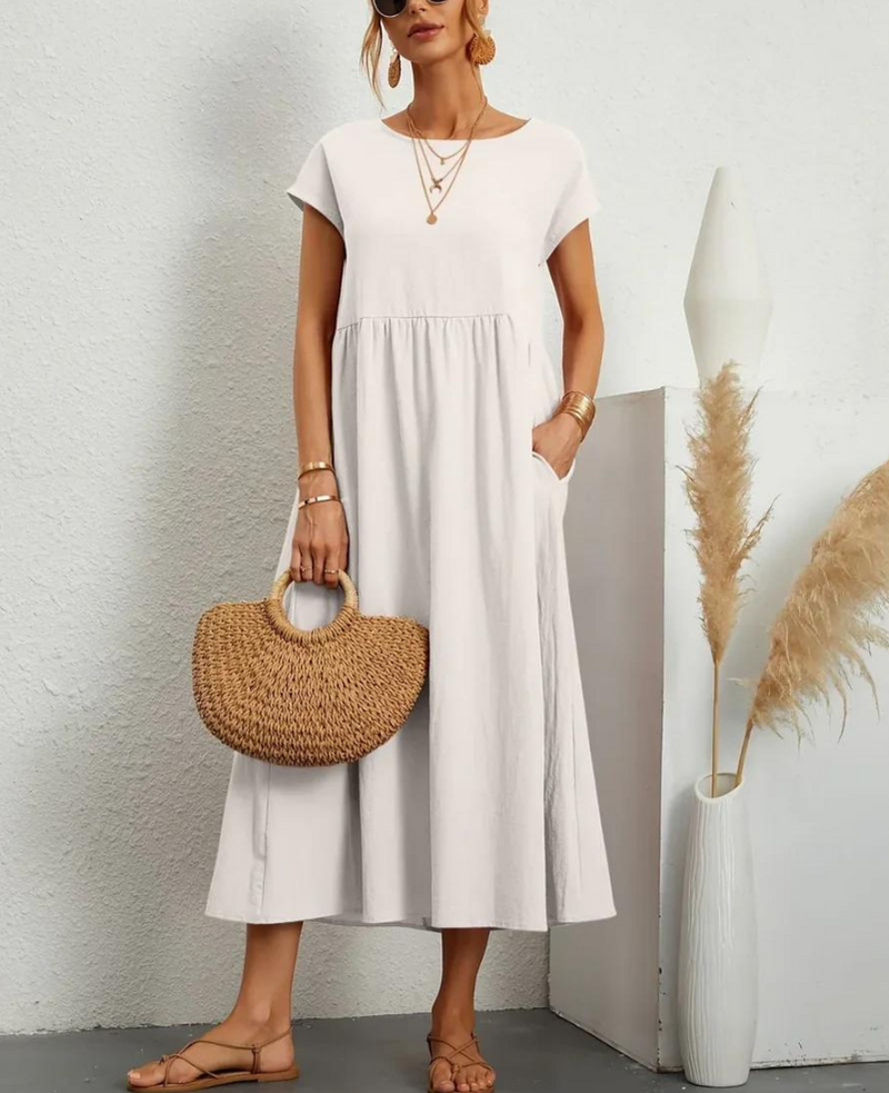 Bequemes Und Elegantes Kleid Aus Baumwolle Für Dich