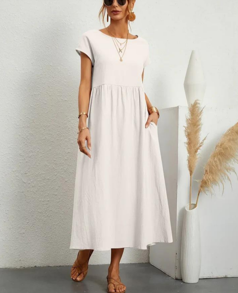 Bequemes Und Elegantes Kleid Aus Baumwolle Für Dich