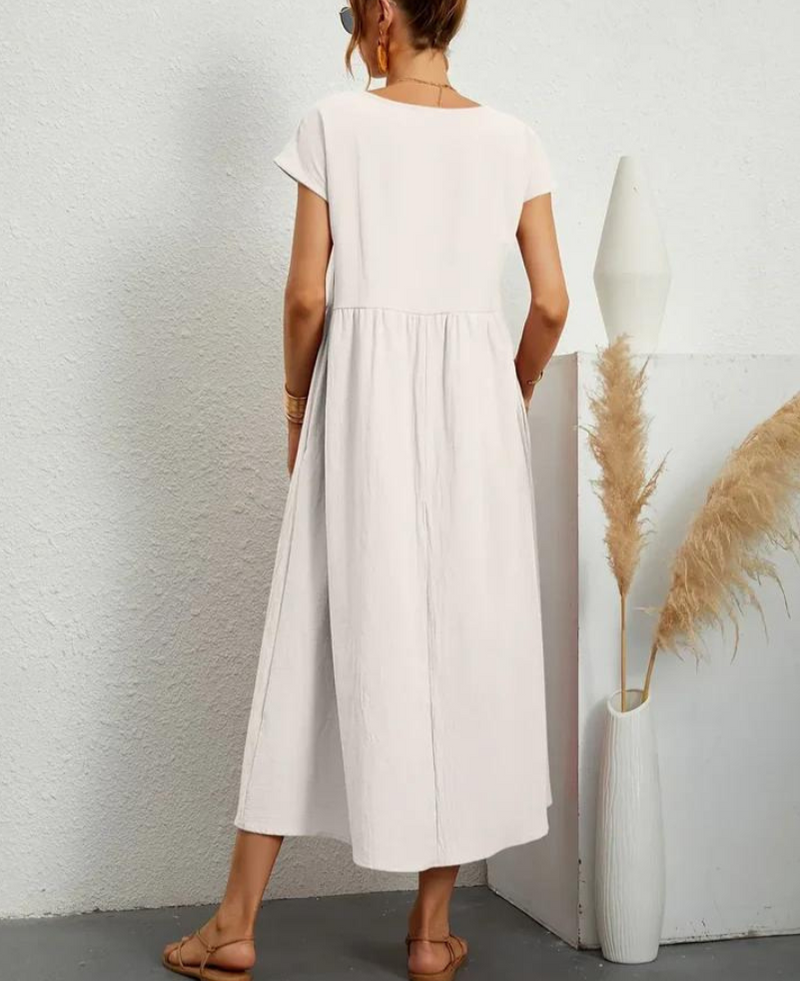 Bequemes Und Elegantes Kleid Aus Baumwolle Für Dich