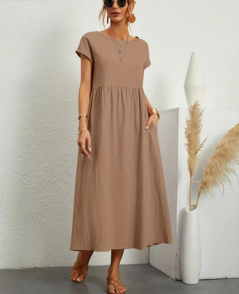 Bequemes Und Elegantes Kleid Aus Baumwolle Für Dich