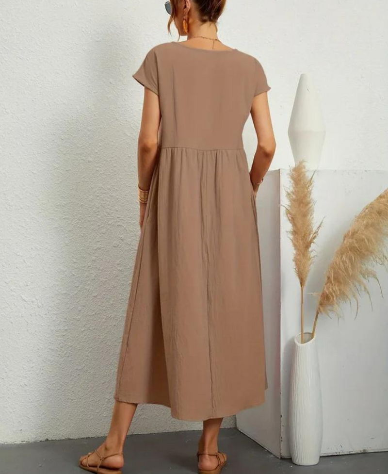 Bequemes Und Elegantes Kleid Aus Baumwolle Für Dich