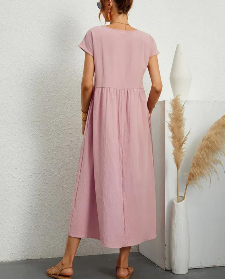 Bequemes Und Elegantes Kleid Aus Baumwolle Für Dich