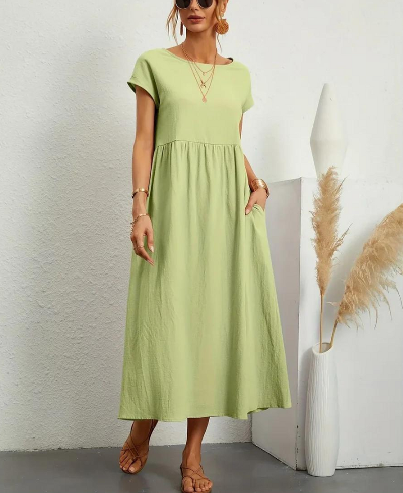 Bequemes Und Elegantes Kleid Aus Baumwolle Für Dich