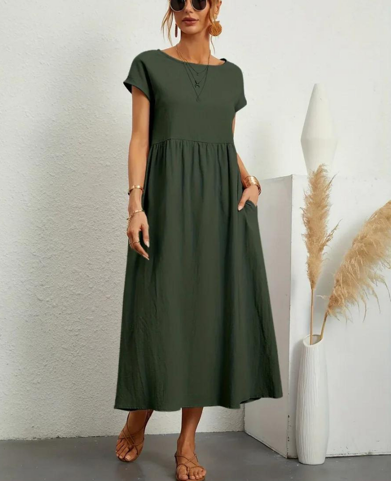 Bequemes Und Elegantes Kleid Aus Baumwolle Für Dich