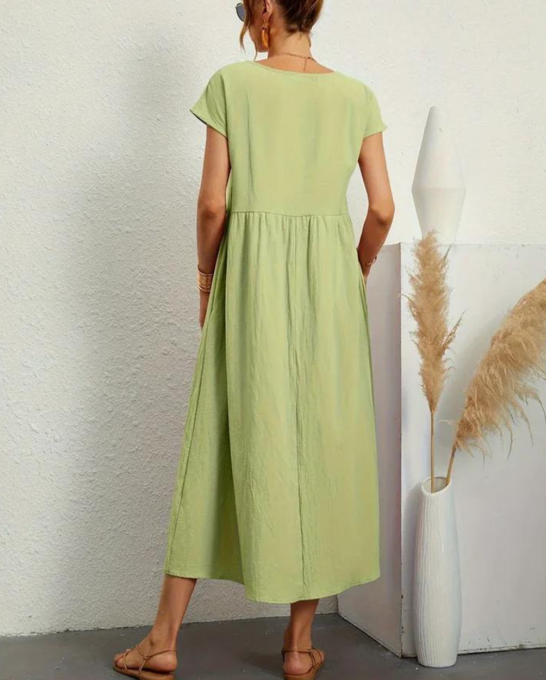 Bequemes Und Elegantes Kleid Aus Baumwolle Für Dich