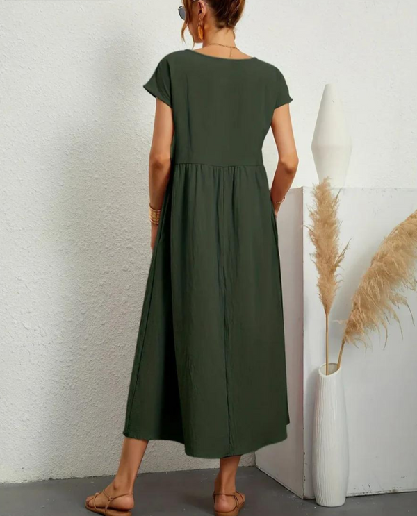 Bequemes Und Elegantes Kleid Aus Baumwolle Für Dich