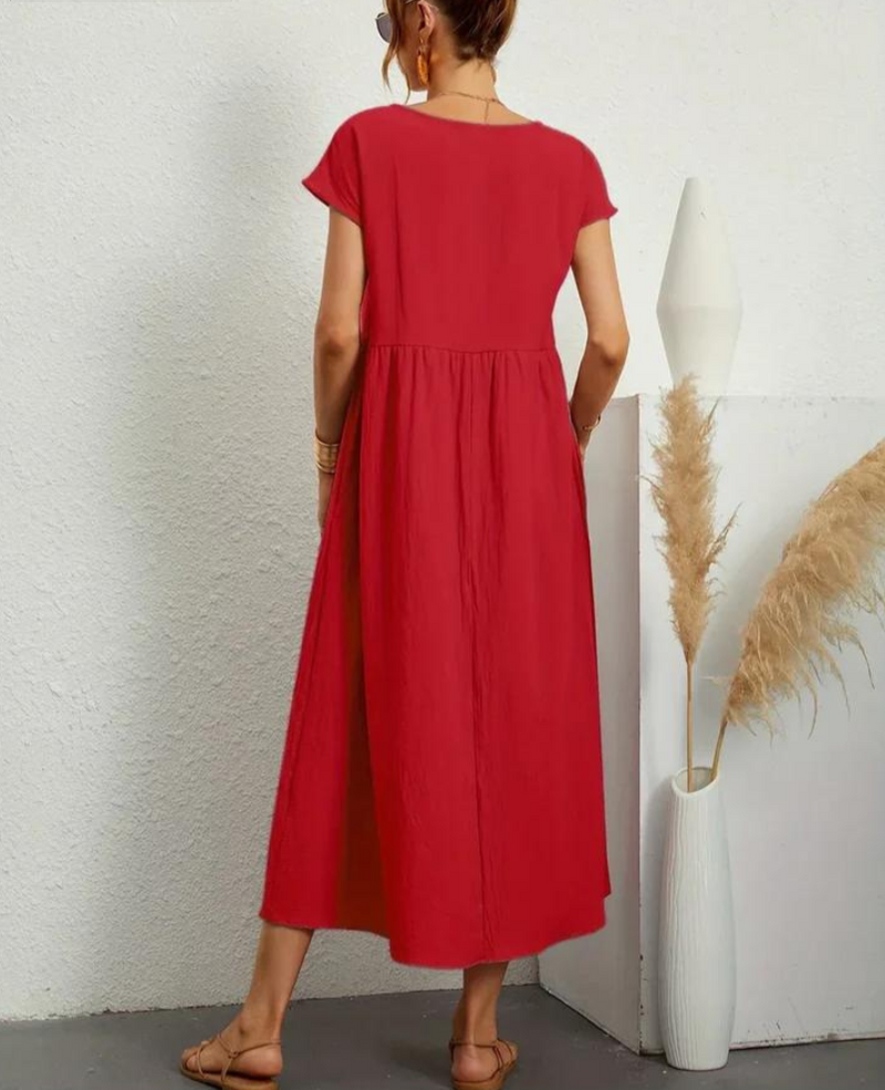 Bequemes Und Elegantes Kleid Aus Baumwolle Für Dich