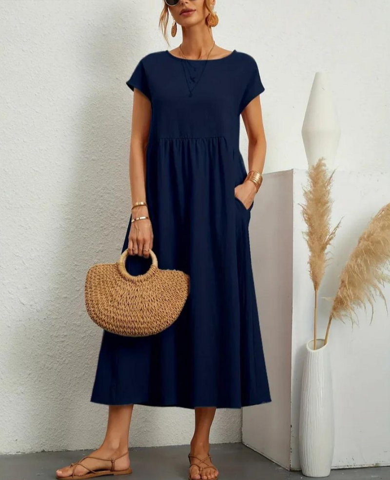 Bequemes Und Elegantes Kleid Aus Baumwolle Für Dich