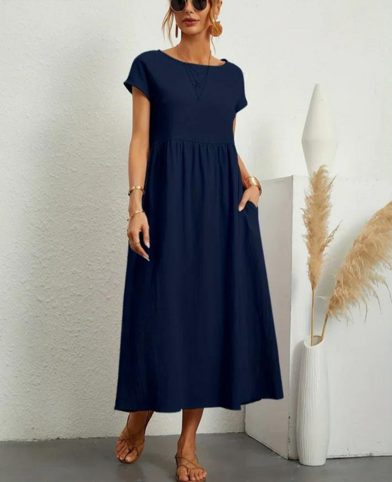 Bequemes Und Elegantes Kleid Aus Baumwolle Für Dich