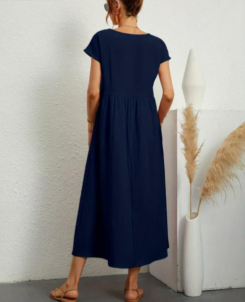 Bequemes Und Elegantes Kleid Aus Baumwolle Für Dich